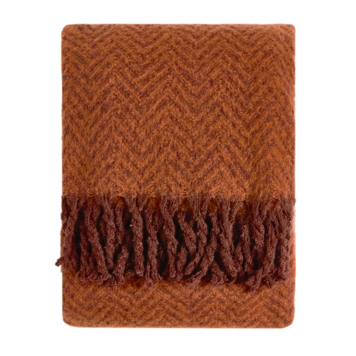 Furn Tweedie Throw Cinnamon large
