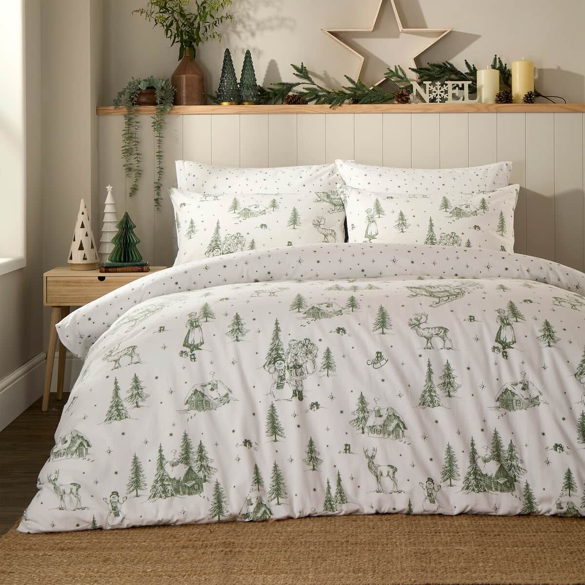 Vantona Santa Toile Green large