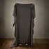Pineapple Elephant Jaipur Waffle Throw Grey thumb 1