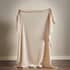 Pineapple Elephant Jaipur Waffle Throw Natural thumb 3