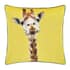 Catherine Lansfield Giraffe Cushion Yellow small CLGYCUS1