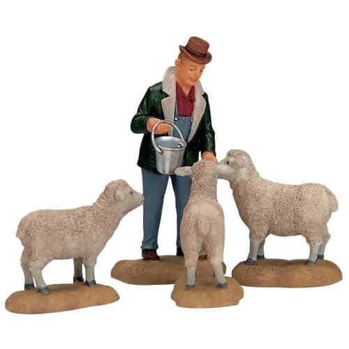 Lemax Christmas Village The Good Shepherd Set Of 4 - 12499
