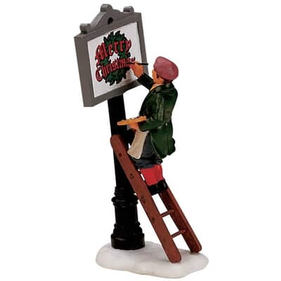 Lemax Christmas Village Sign Painter - 12527