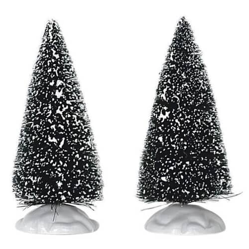 Lemax Christmas Village Bristle Tree Set Of 2 Small - 14004