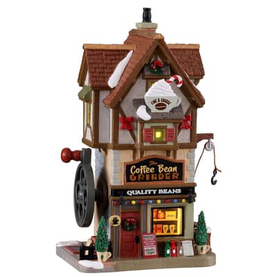 Lemax Christmas Village The Coffee Bean Grinder - 15780