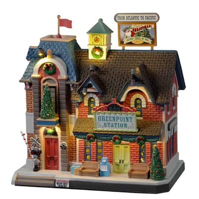 Lemax Christmas Village Greenpoint Railroad Station - 25866 (PLAIN BOX)