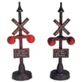 Lemax Christmas Village Railway Stop Light Set Of 2 - 34954