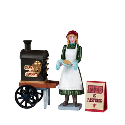 Lemax Christmas Village Savory  Sweet Pies  Pastries - 42329