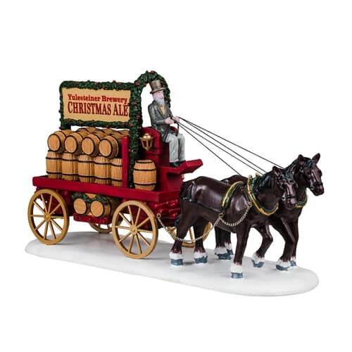 Lemax Christmas Village Christmas Ale Delivery - 43710
