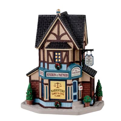 Lemax Christmas Village Hendron  Partners Barristers - 45252 (PLAIN BOX)