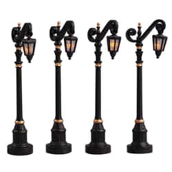 Colonial Street Lamp - Set of 4 B/O