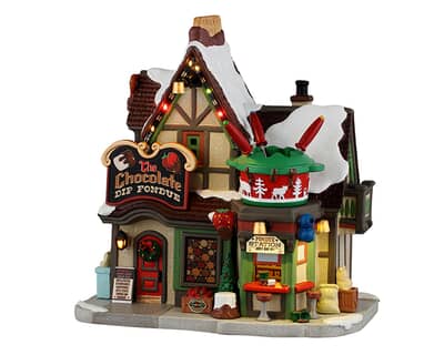 Lemax Christmas Village The Chocolate Dip Fondue - 55355