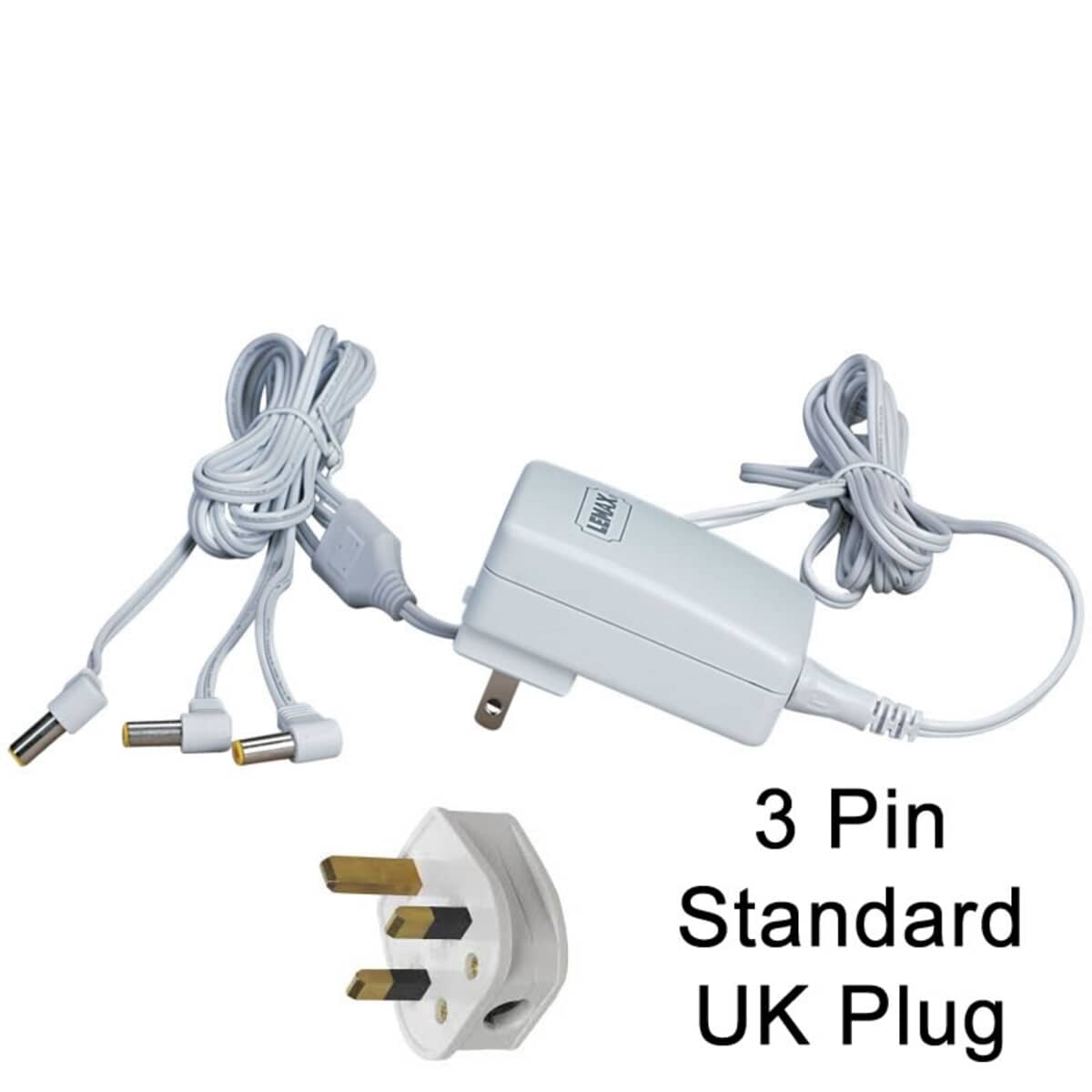 lemax power adaptor 4 5v white 3 output 64517 163 19 lemax power adaptor 4 5v white 3 output 64517 163 19