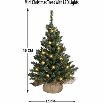 Kaemingk Everlands Imperial Mini Christmas Tree Prelit 45cm