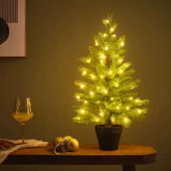 Kaemingk Everlands Geneva Mini Tree Prelit 60cm