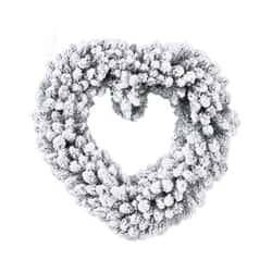 Kaemingk Imperial Wreath Snowy 50cm