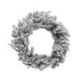 Kaemingk Everlands Frosted Grandis Wreath Grey 50cm