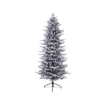 Kaemingk Everlands Frosted Grandis Slim Fir Artificial Christmas Tree 2.4m/ 8ft 