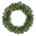 Kaemingk Everlands Imperial Wreath Pre Lit Warm White 35cm - additional image