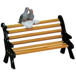 LEMAX CHRISTMAS VILLAGE METAL BENCH - 74626