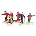 Lemax Christmas Village Winter Fun Figurines Set Of 5 - 92357