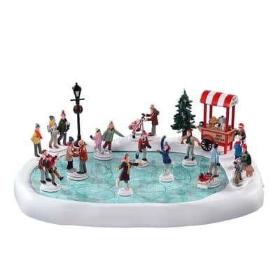 Lemax Christmas Village Village Skating Pond With Sound W/4.5V Adaptor - 94048